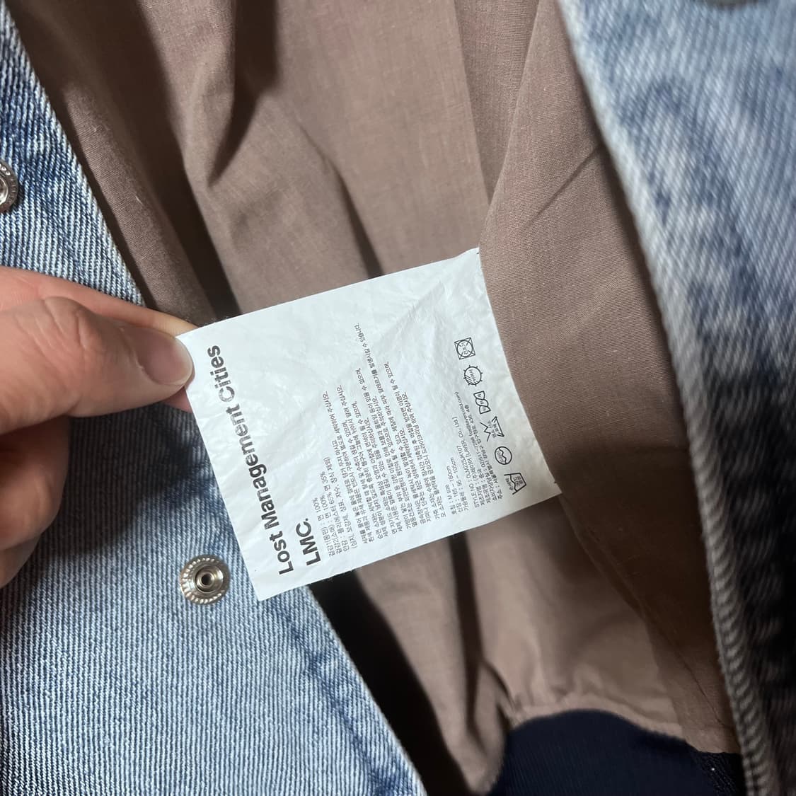 [M] LMC 엘엠씨 데님 바시티 자켓 상품이미지10