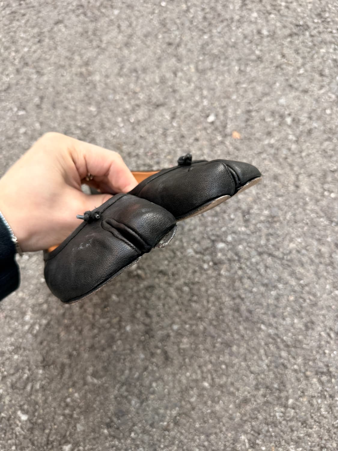 Leather Tabi Ballet Flats 36 상품이미지6