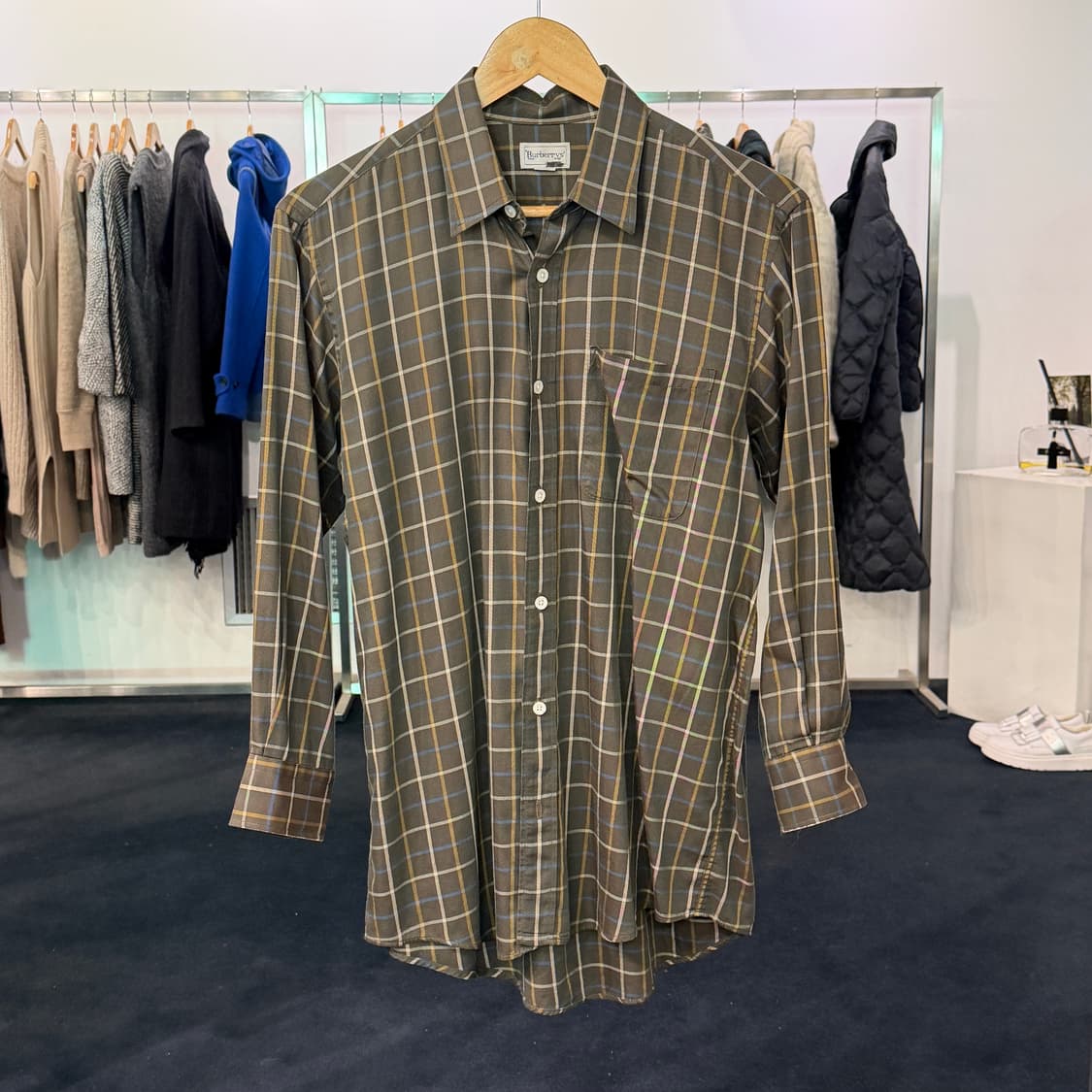 [M] 버버리 체크셔츠 상품이미지1