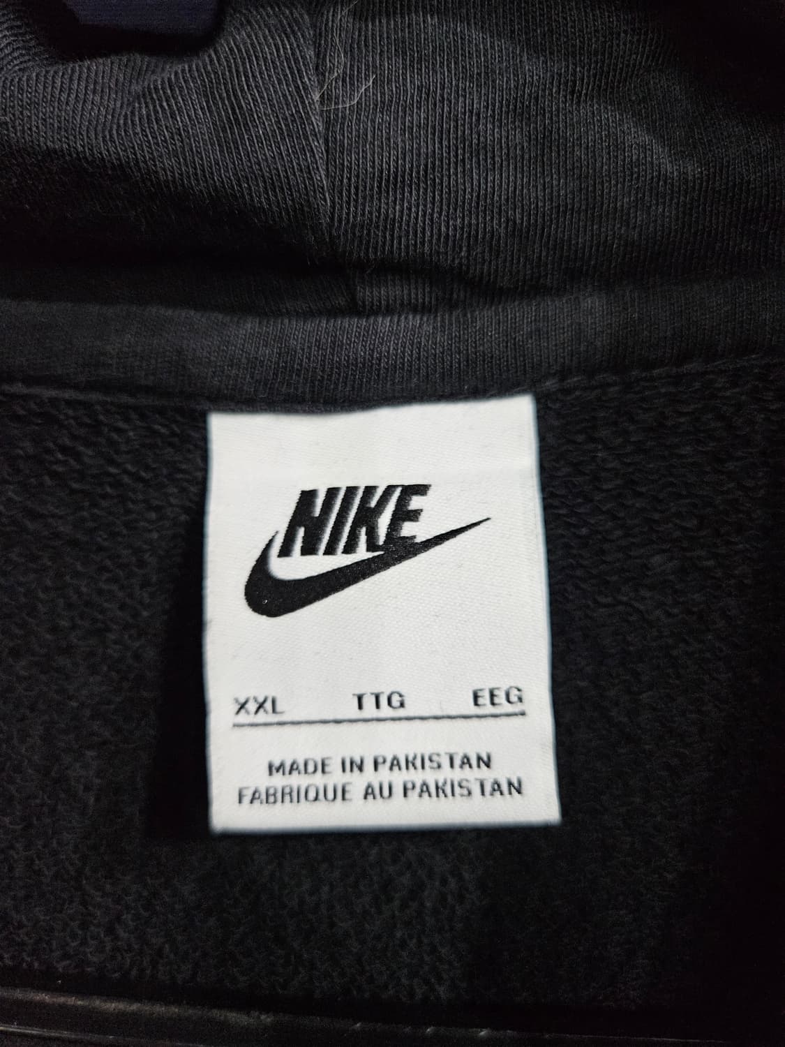 나이키 프린팅 블랙 남성 세미오버핏 110 후드티  상품이미지3