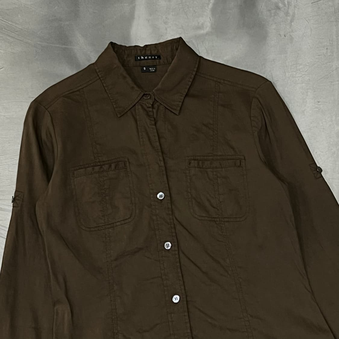  띠어리 린넨 셔츠 y16357 상품이미지3