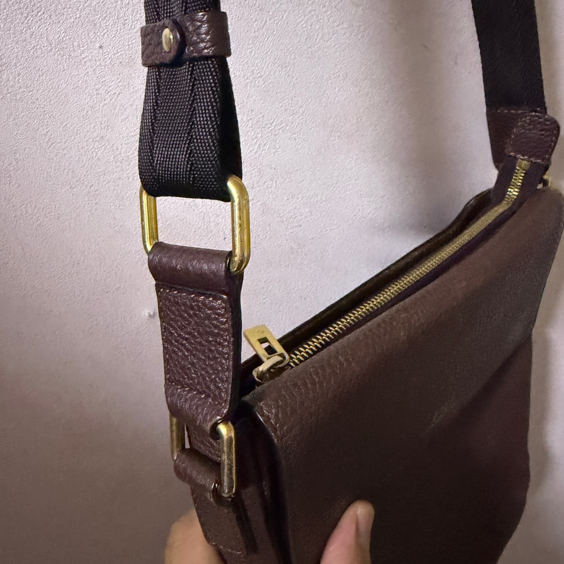 닥스 남성 메신져&미니 크로스백 다크브라운 상품이미지9