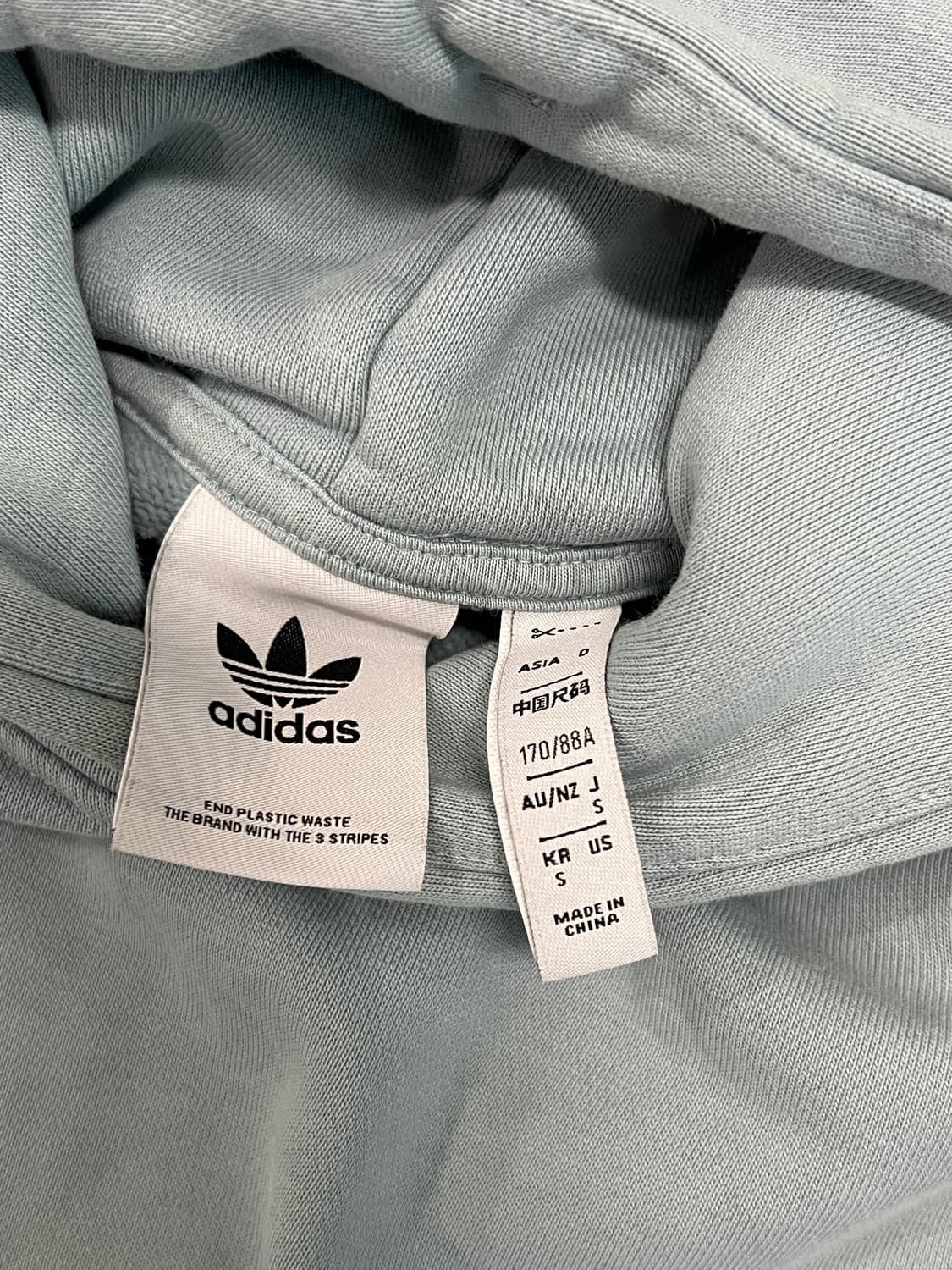 (S) 아디다스 스몰패치 파이어버드 후드 티 상품이미지3