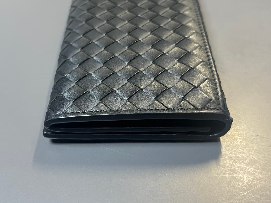 [상태좋음] 보테가베네타 장지갑 블랙 상품이미지4