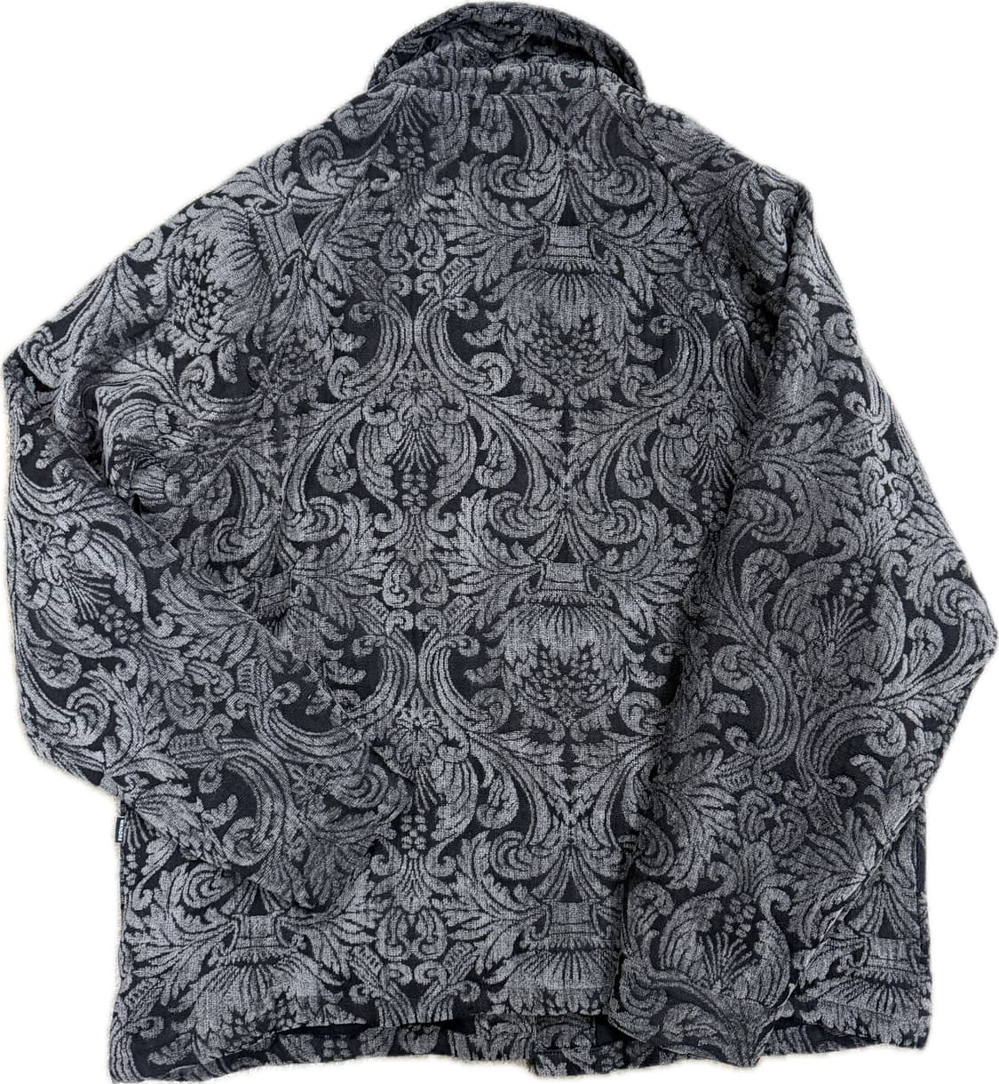 위캔더스 패턴 셔츠 자켓 블랙 그레이 L 상품이미지2