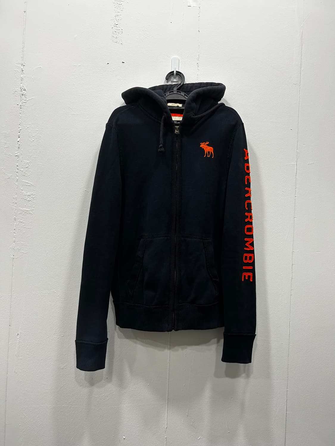 아베크롬비 네이비 후드집업 M 안감기모 상품이미지1