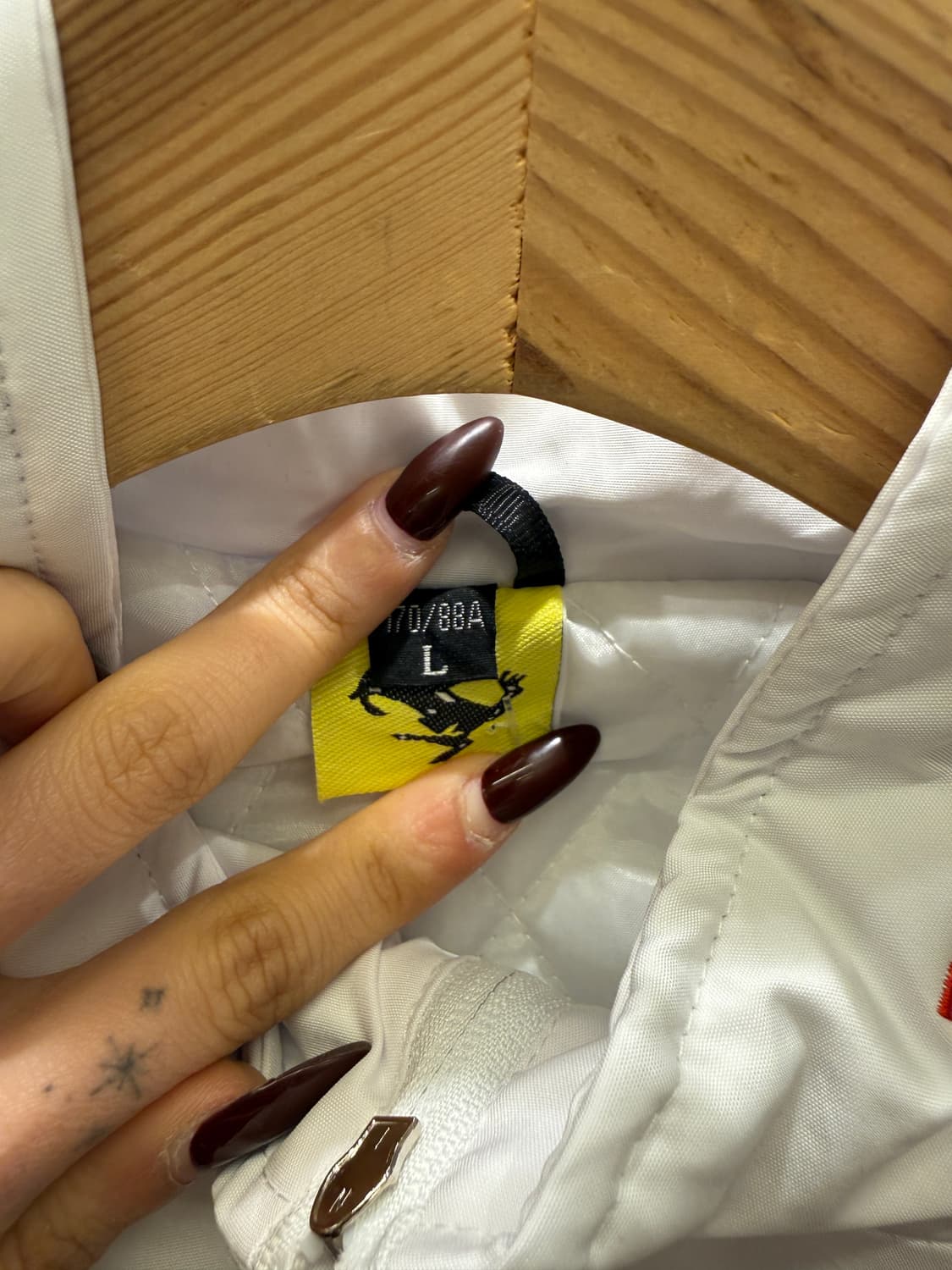 페라리 f1 빈티지 화이트 레이싱 자켓 U1521 상품이미지5