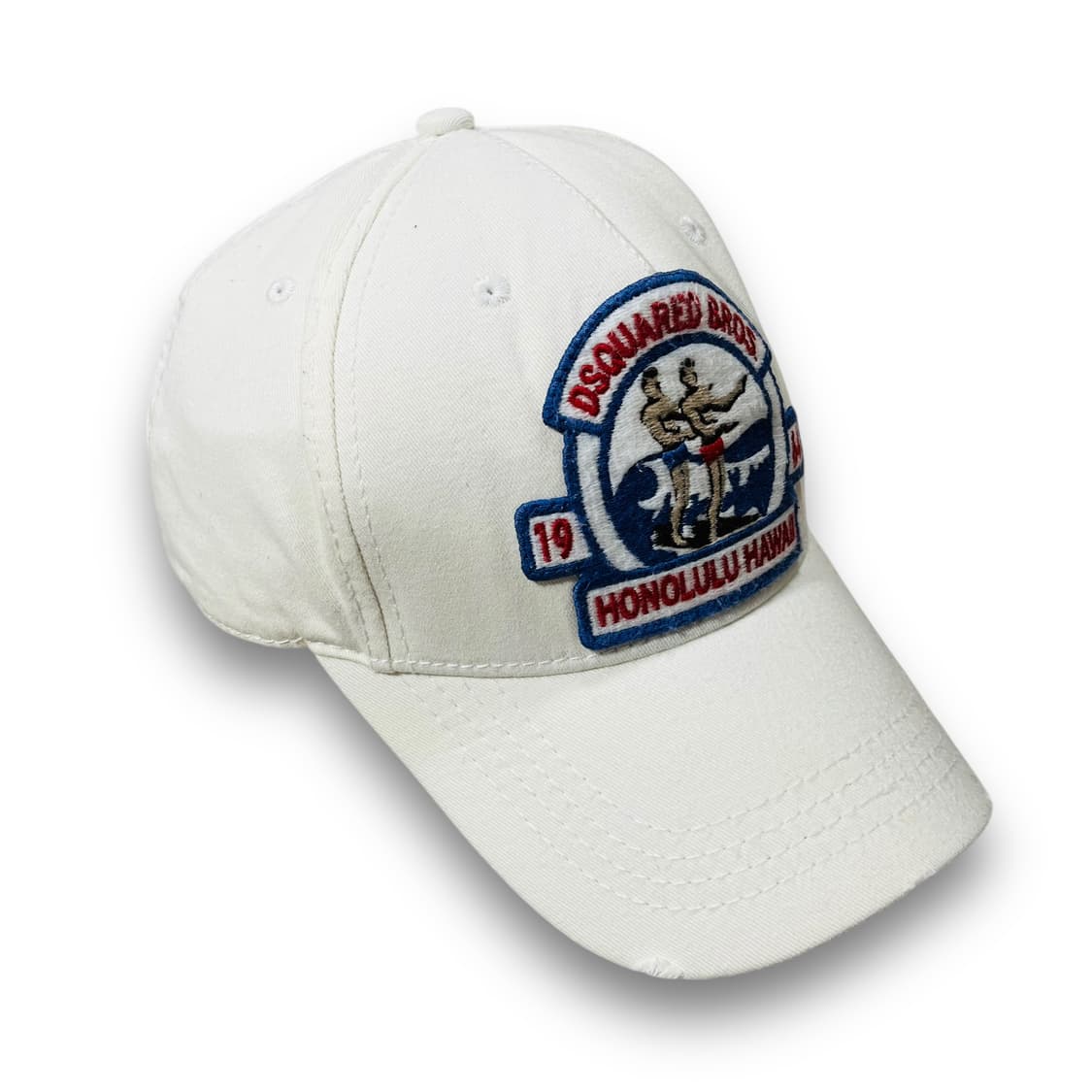디스퀘어드2 하와이 서퍼맨 빈티지 화이트 볼캡 상품이미지4