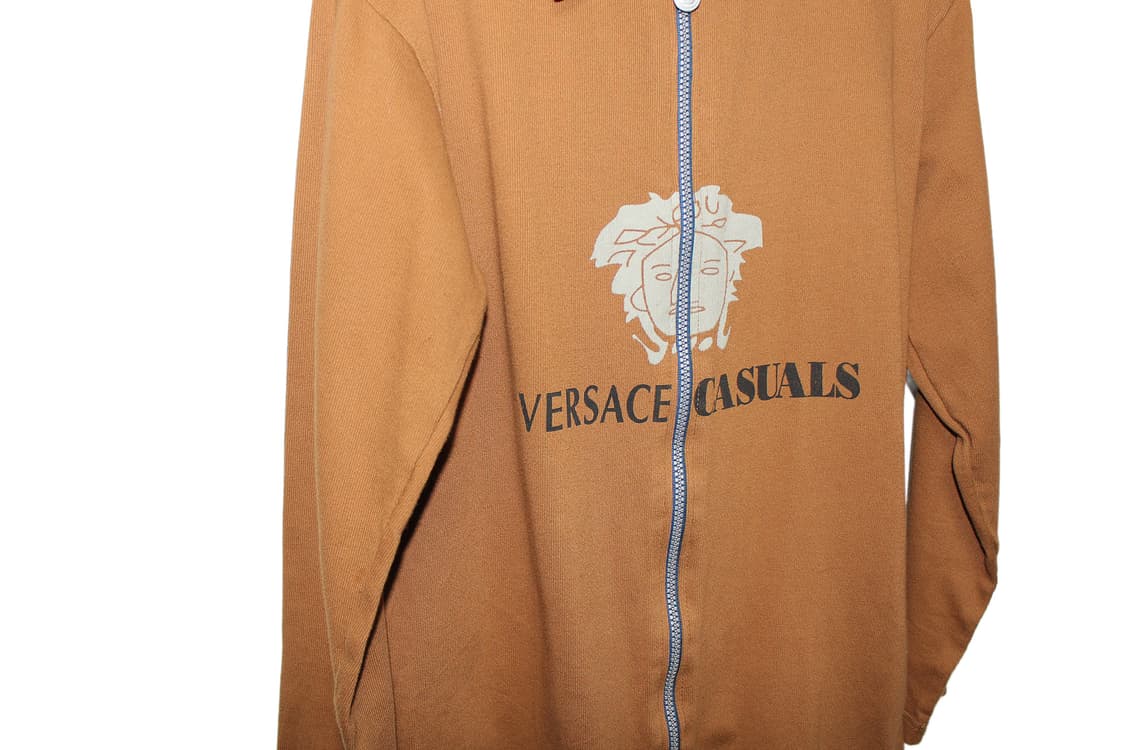 1990s 베르사체 메두사 집업 블루종 상품이미지2