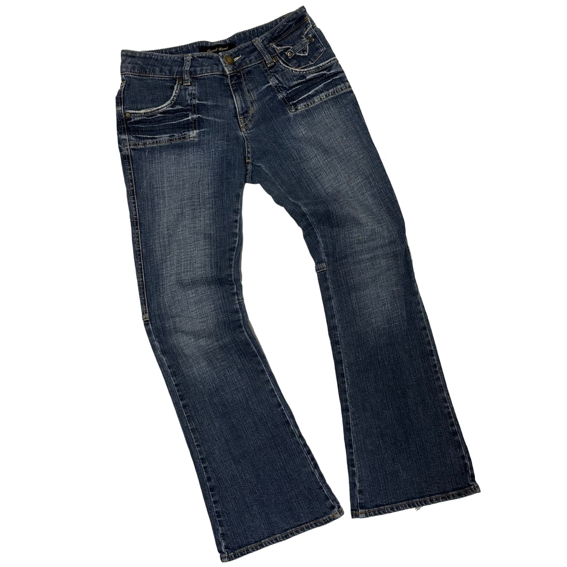 카멜 로드(Camel Road) 아카이브 입체 자수 부츠컷 데님] 상품이미지1