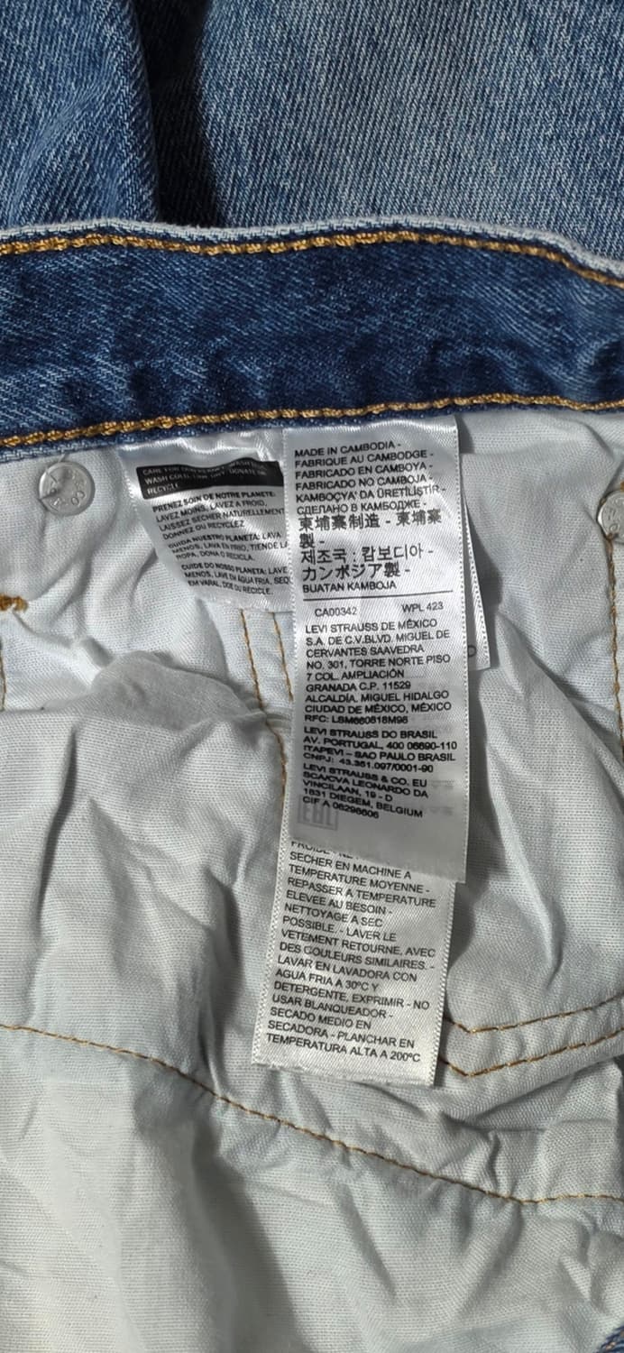 리바이스 501 데님 청바지 W26 상품이미지3