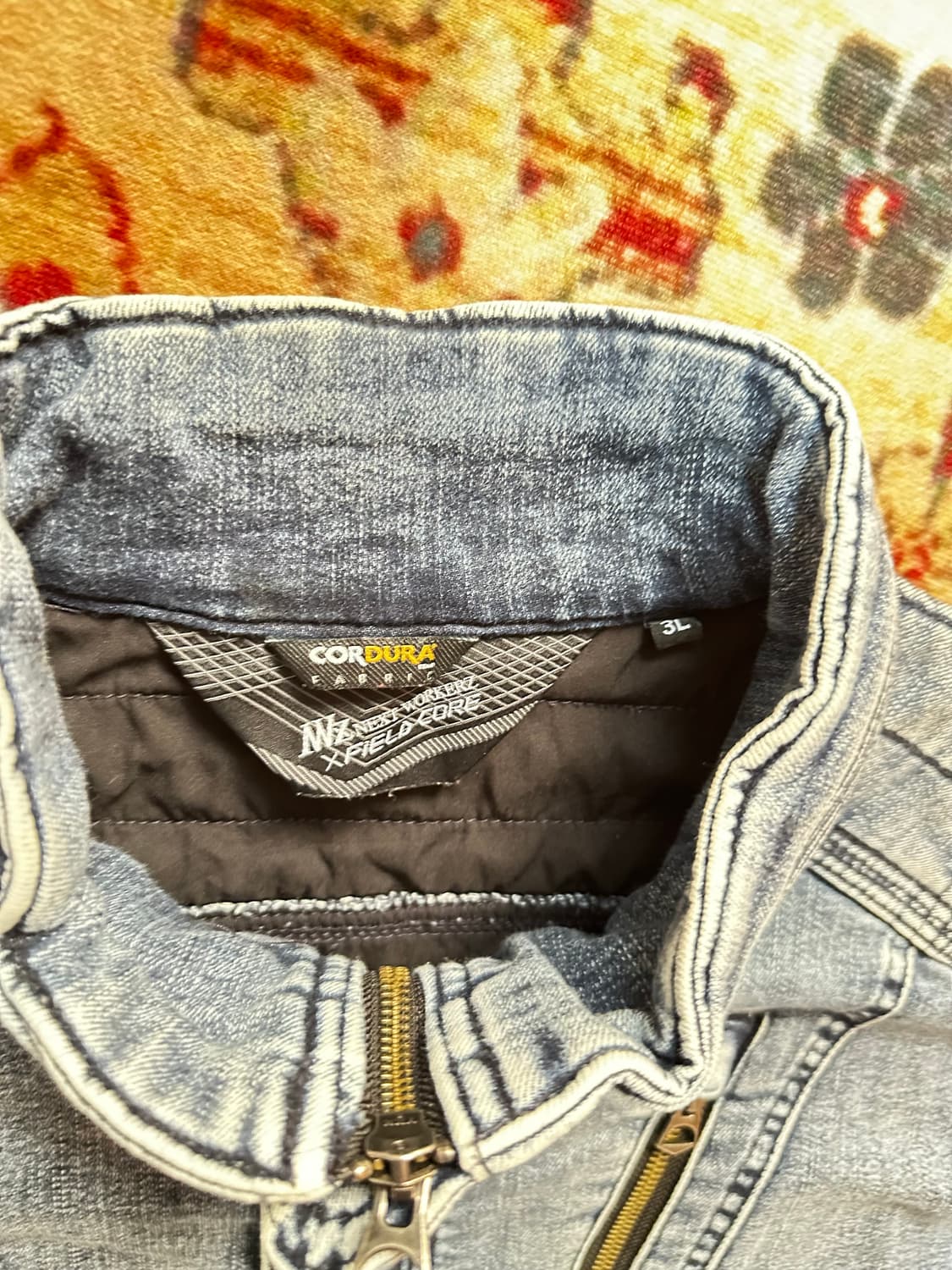 field core codura 워싱 데님 라이더 자켓 3L 상품이미지2