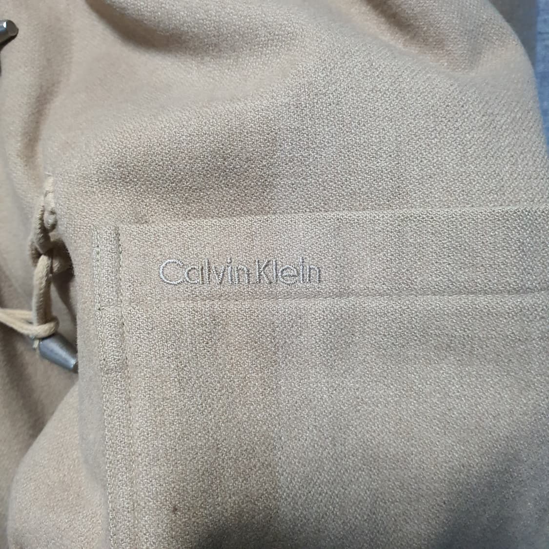 캘빈클라인 남성 코듀로이 더플 울 롱 코트  상품이미지4