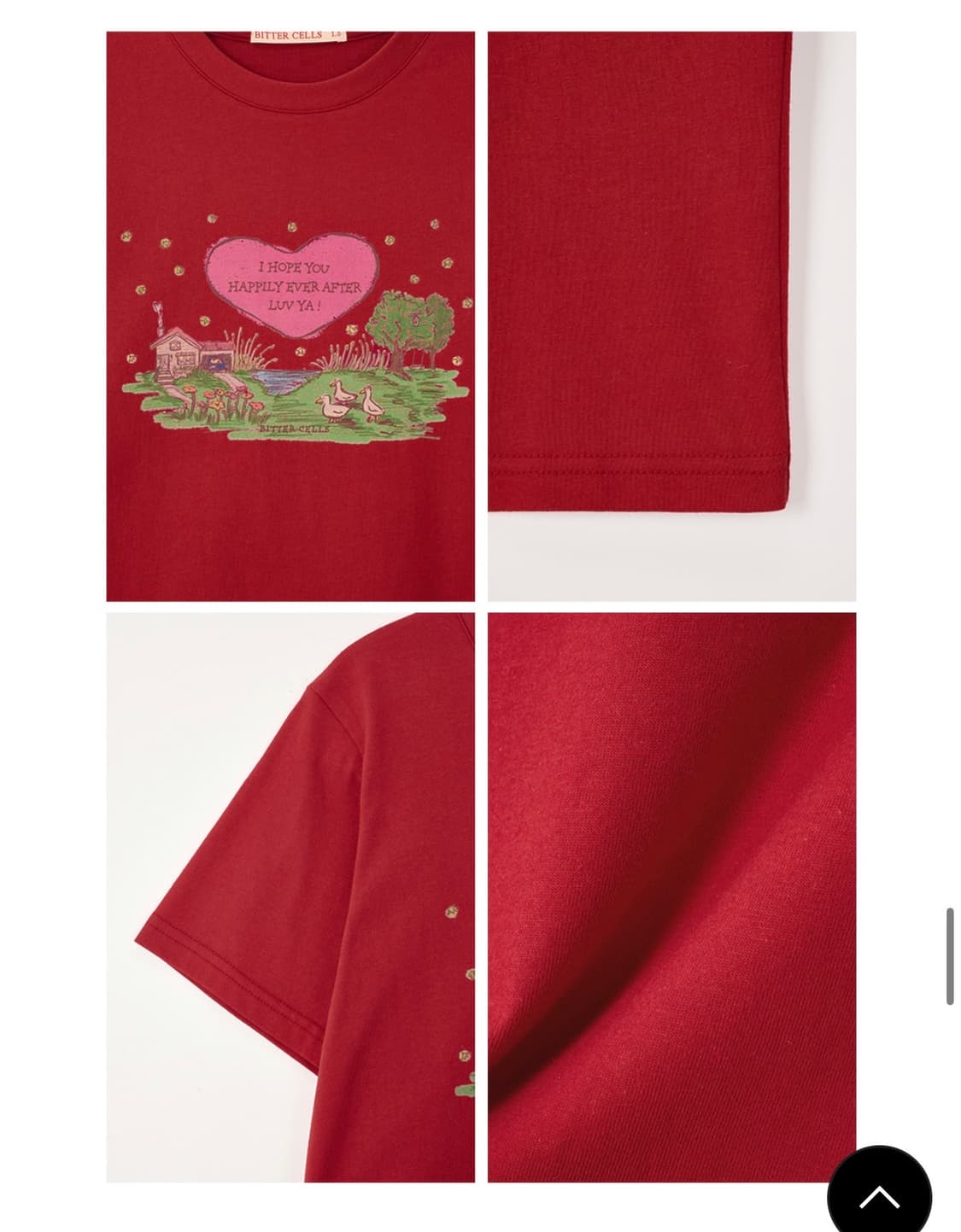 Serene Town Tee-Red 상품이미지6
