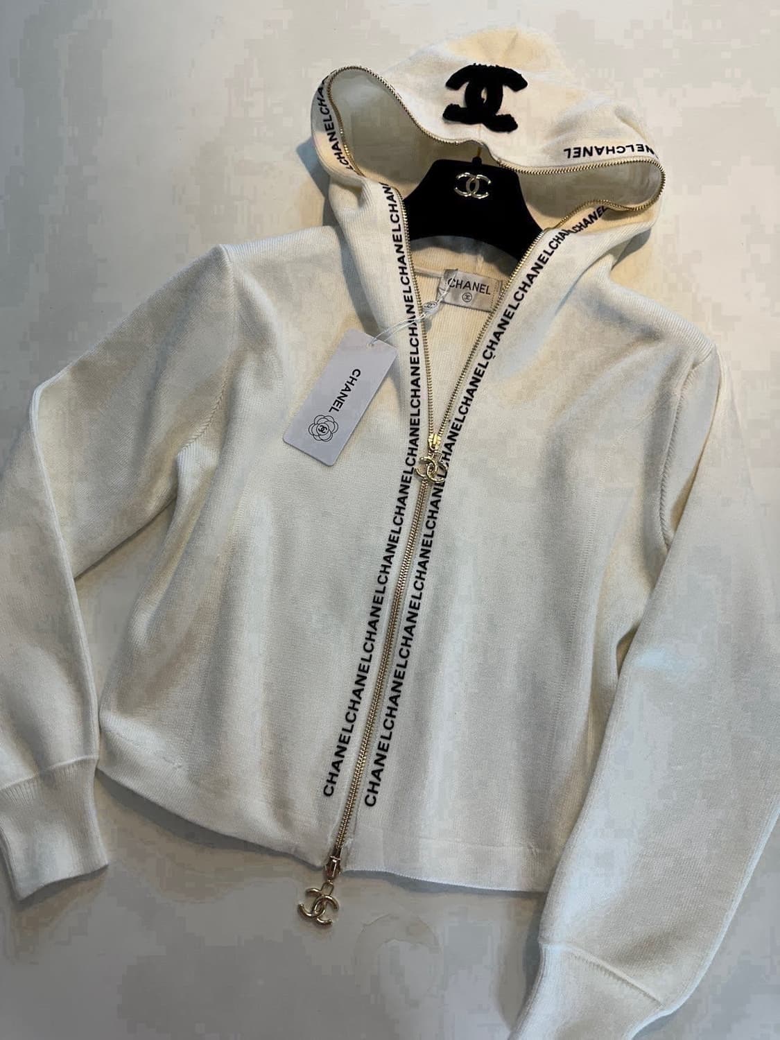 (새상품)샤넬니트집업 상품이미지4