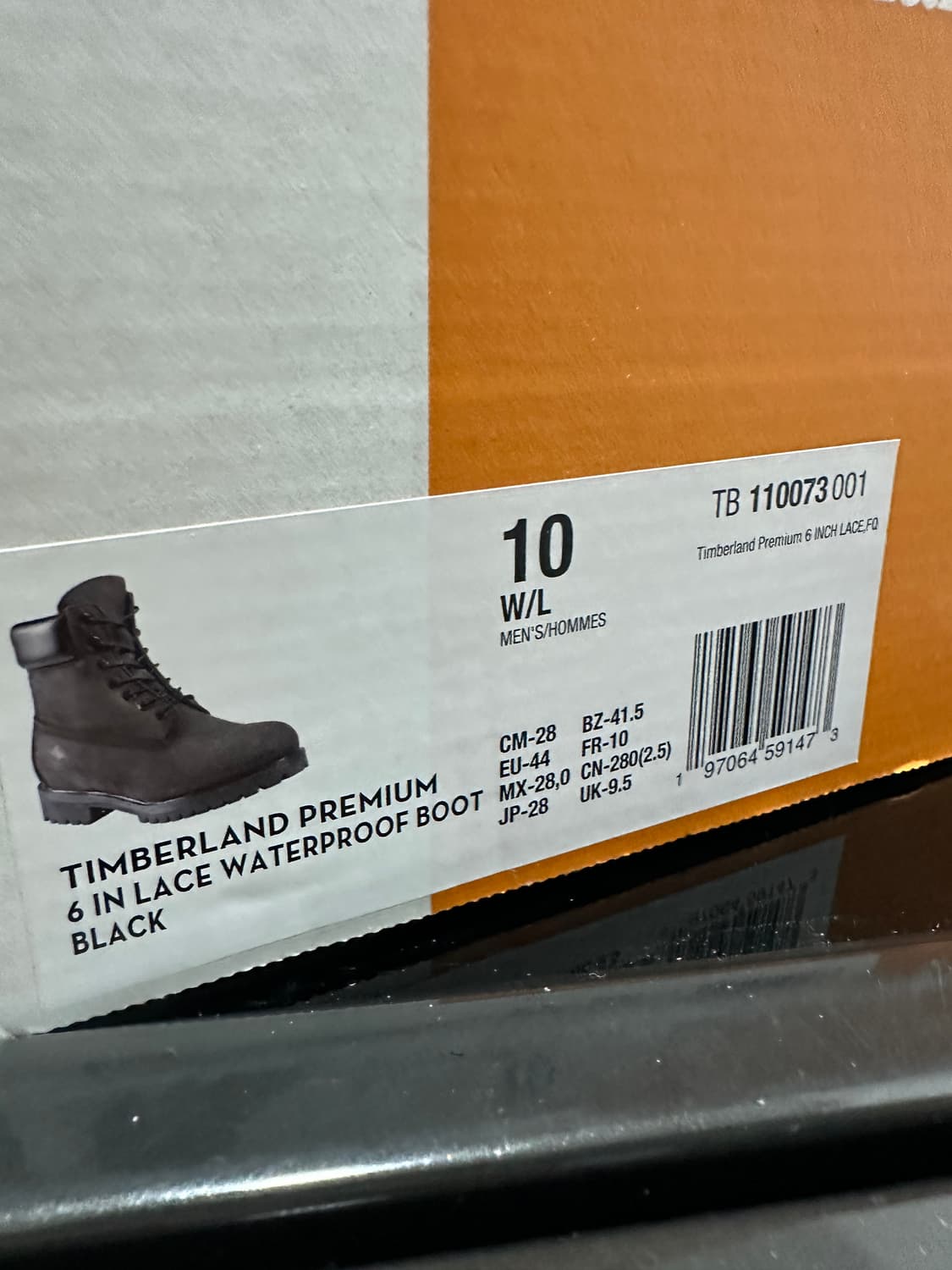 [280] 팀버랜드 6인치 프리미엄 부츠 블랙 상품이미지2