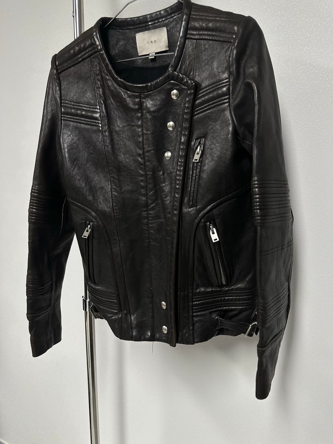 이로 바이커 레더 자켓 상품이미지3