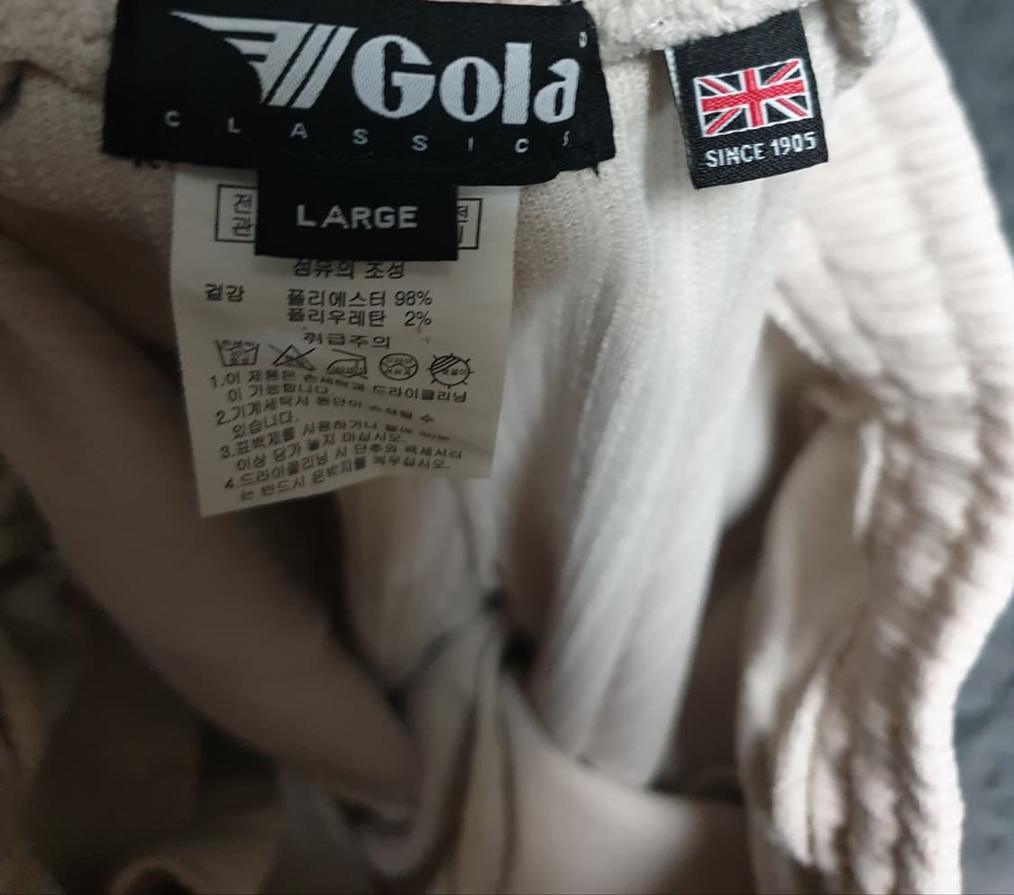 GOLA 유니 코듀로이 혜비 조거팬츠 베이지 (L) 상품이미지5