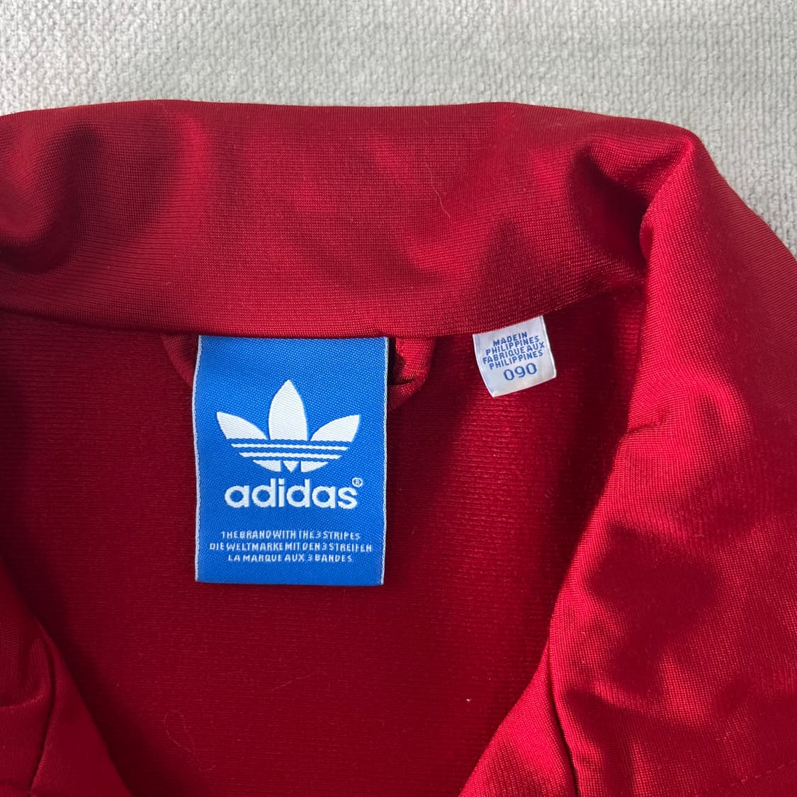 100 아디다스 파이어버드 버건디 트랩탑 져지 상품이미지3