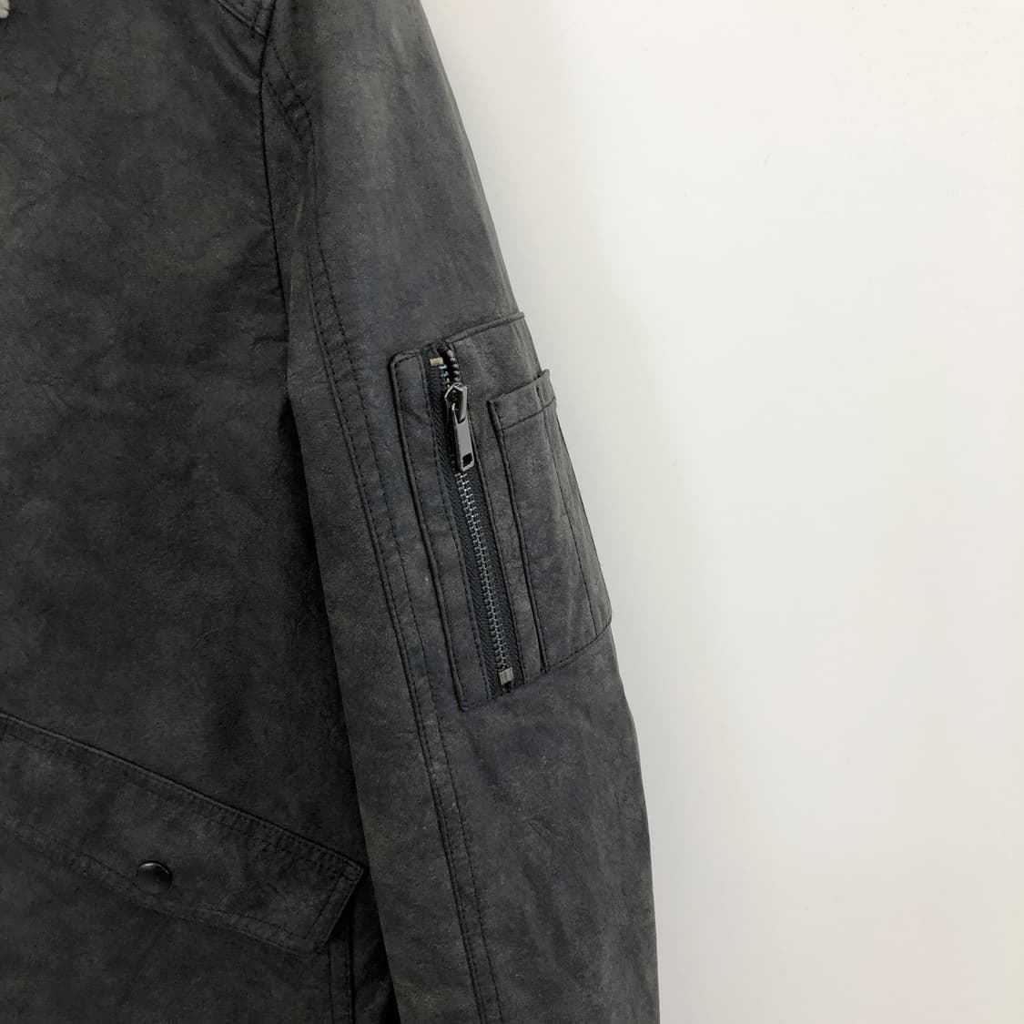 빠니깔레 이태리 에코레더 블루종점퍼 95  상품이미지2