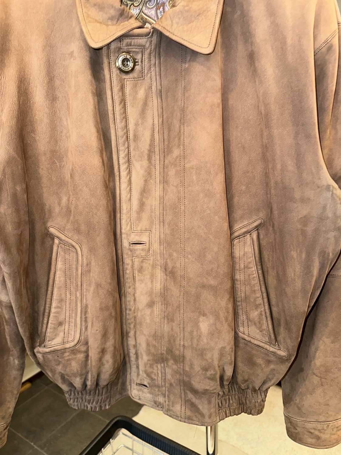90’s Japanese Shell leather 3-button JK 상품이미지6