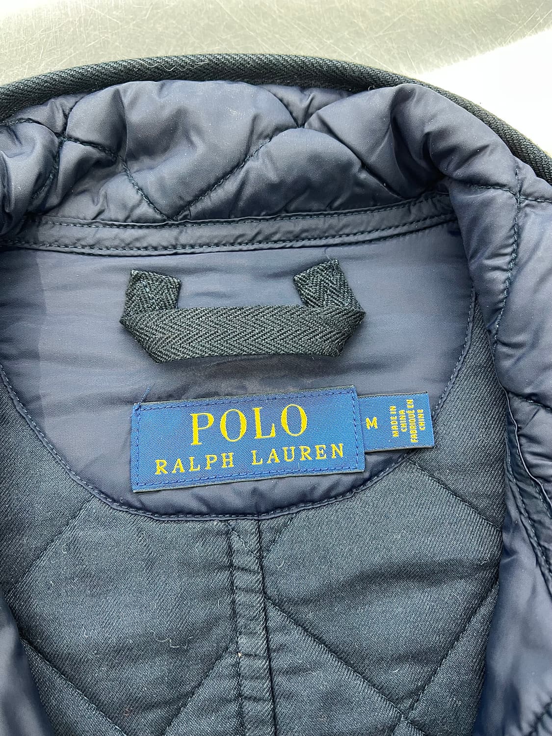 폴로 랄프로렌 네이비 캠튼 원 포켓 퀼팅 자켓 상품이미지7