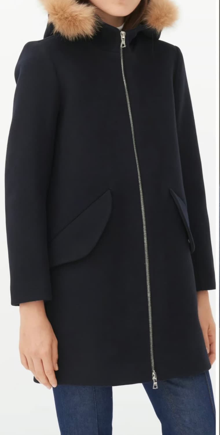 산드로 퍼후드 코트 상품이미지1