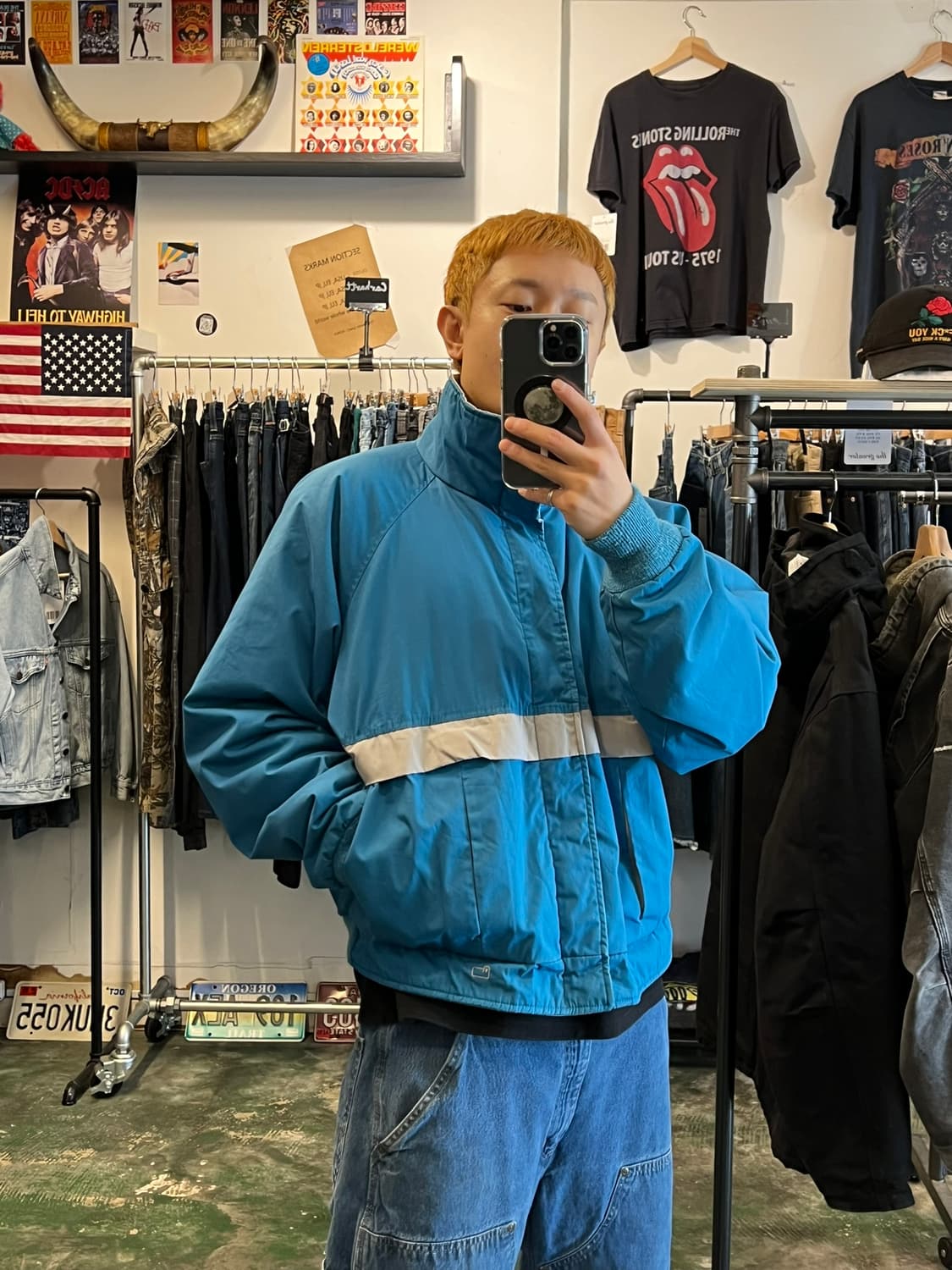 90's [XL] 울리치 빈티지 보머 자켓 USA MADE 상품이미지4