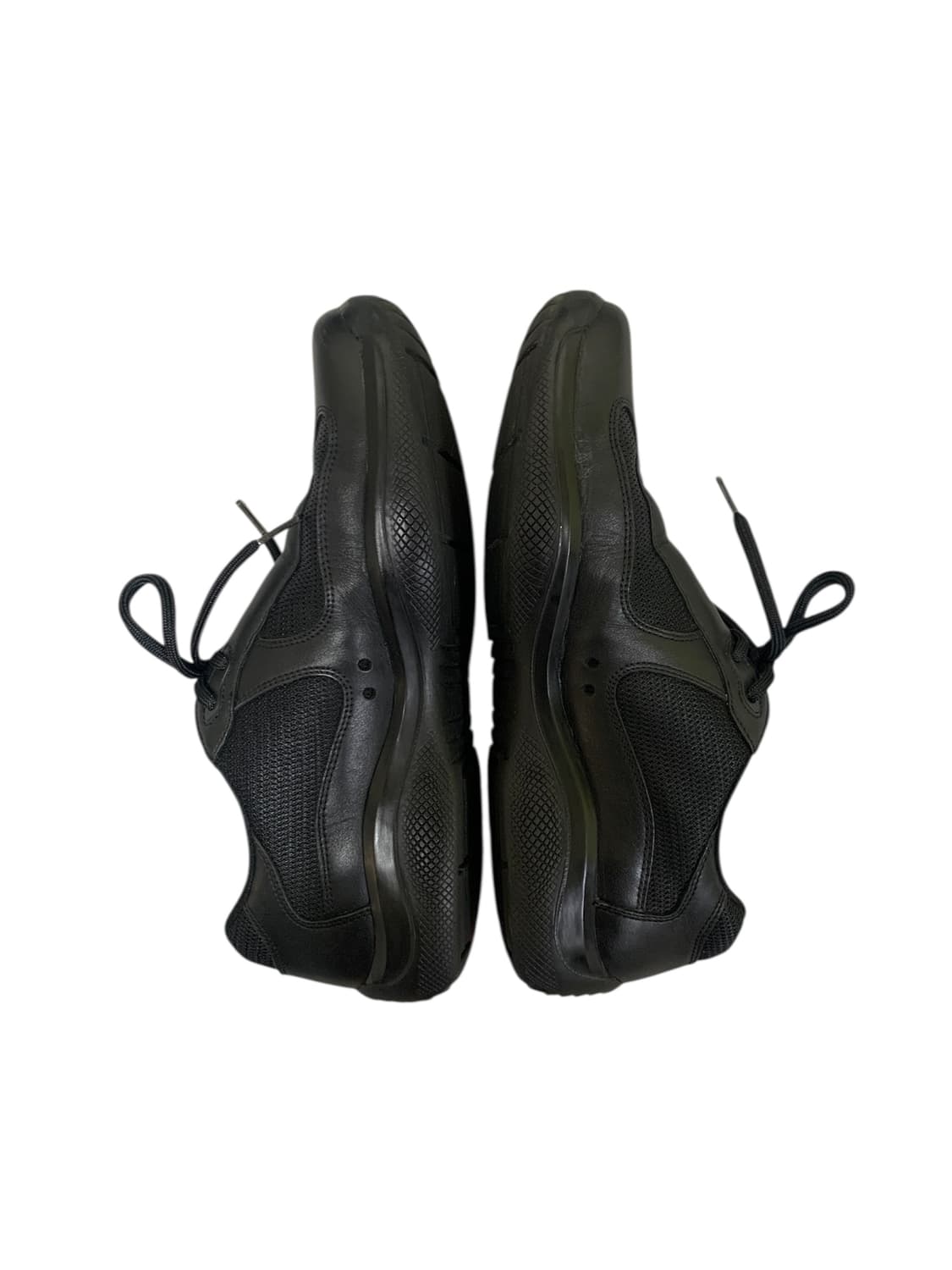 00s 빈티지 프라다 아메리카 컵 블랙 레더 og 상품이미지4