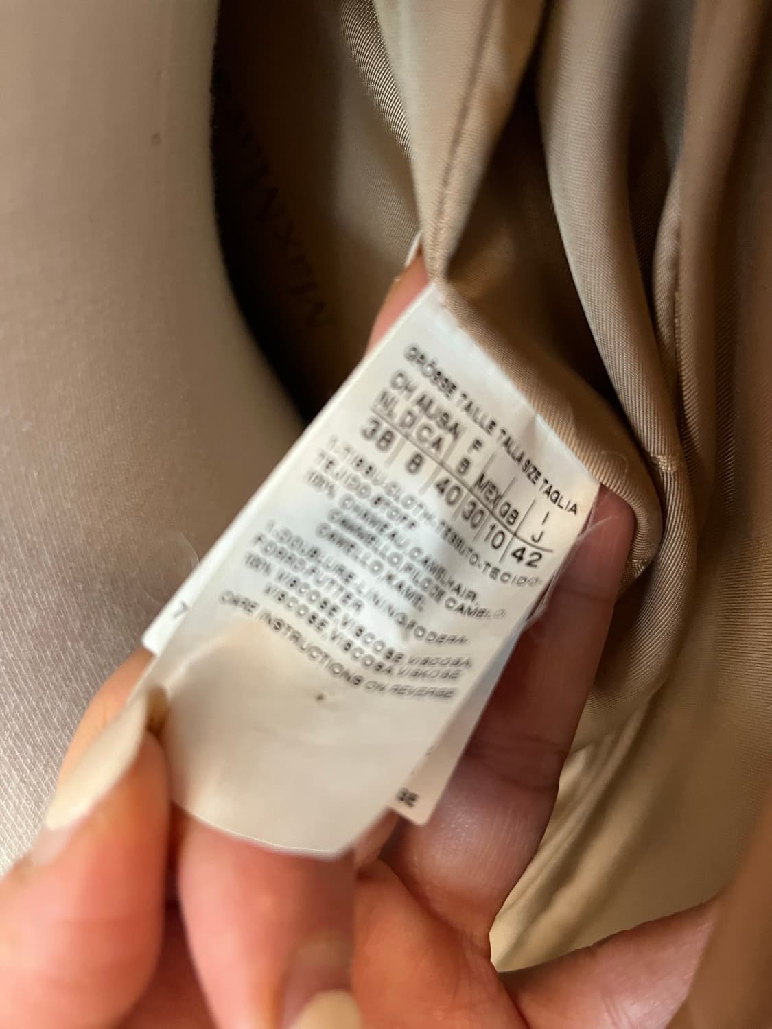 막스마라 camel 코트 상품이미지5