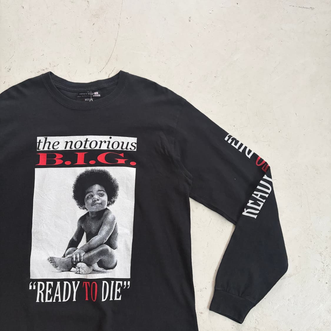 Notorious B.I.G. Ready to Die 앨범 롱슬리브 M 상품이미지2