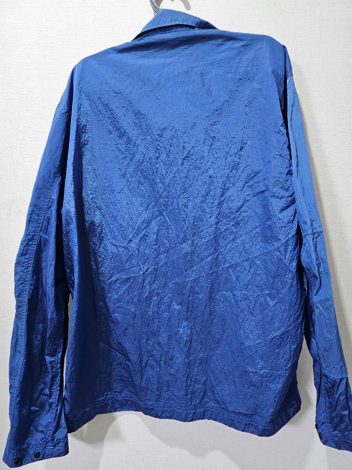 정품 스톤아일랜드 블루 나일론메탈 오버셔츠 나일론메탈 자켓 105 / X 상품이미지4