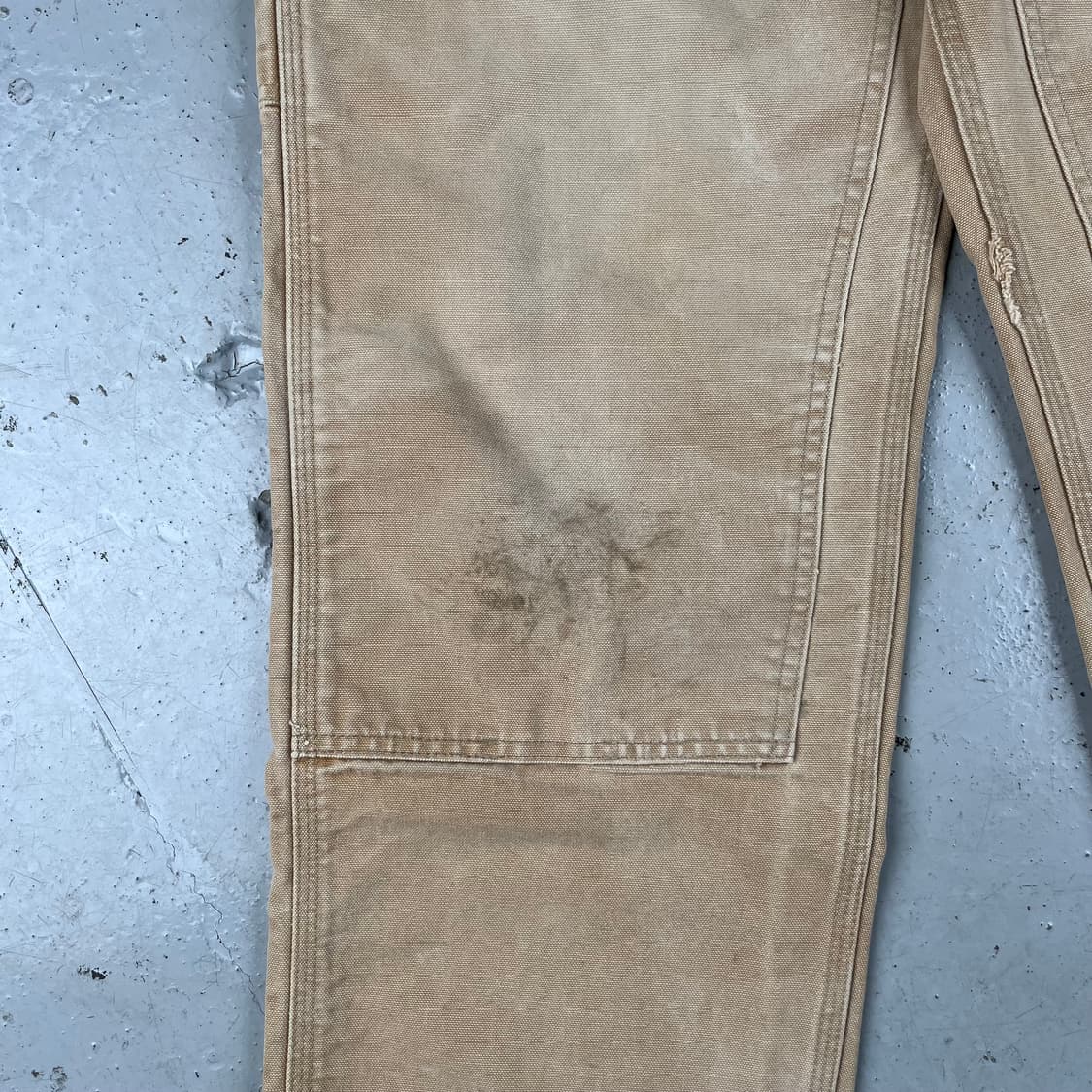 올드 칼하트 더블니 워크팬츠 브라운 62W 상품이미지8