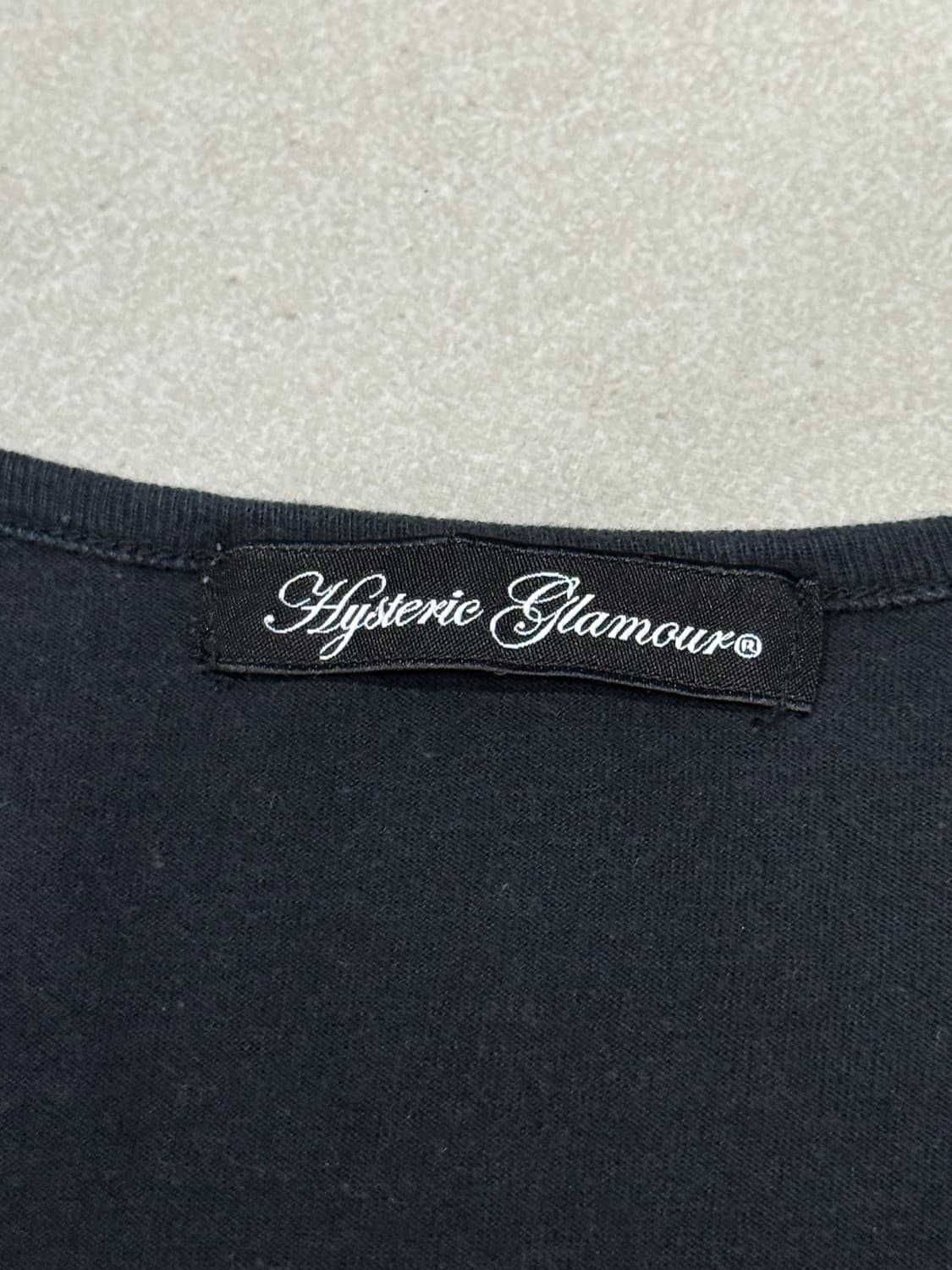 히스테릭 글래머 아카이브 히스걸과 해골 롱슬리브 티셔츠 상품이미지2