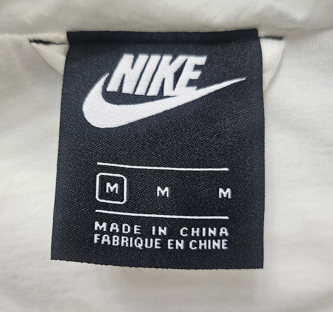 (110)2XL☆우주매물☆나이키 우븐자켓 백로고 [화이트골드] 바람막이 상품이미지2