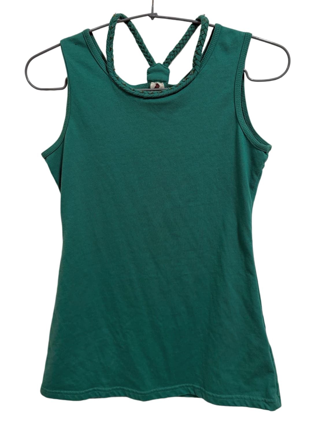 갸루Y2K st 에메랄드 크로스스트링 슬리브리스 탱크탑 상품이미지2