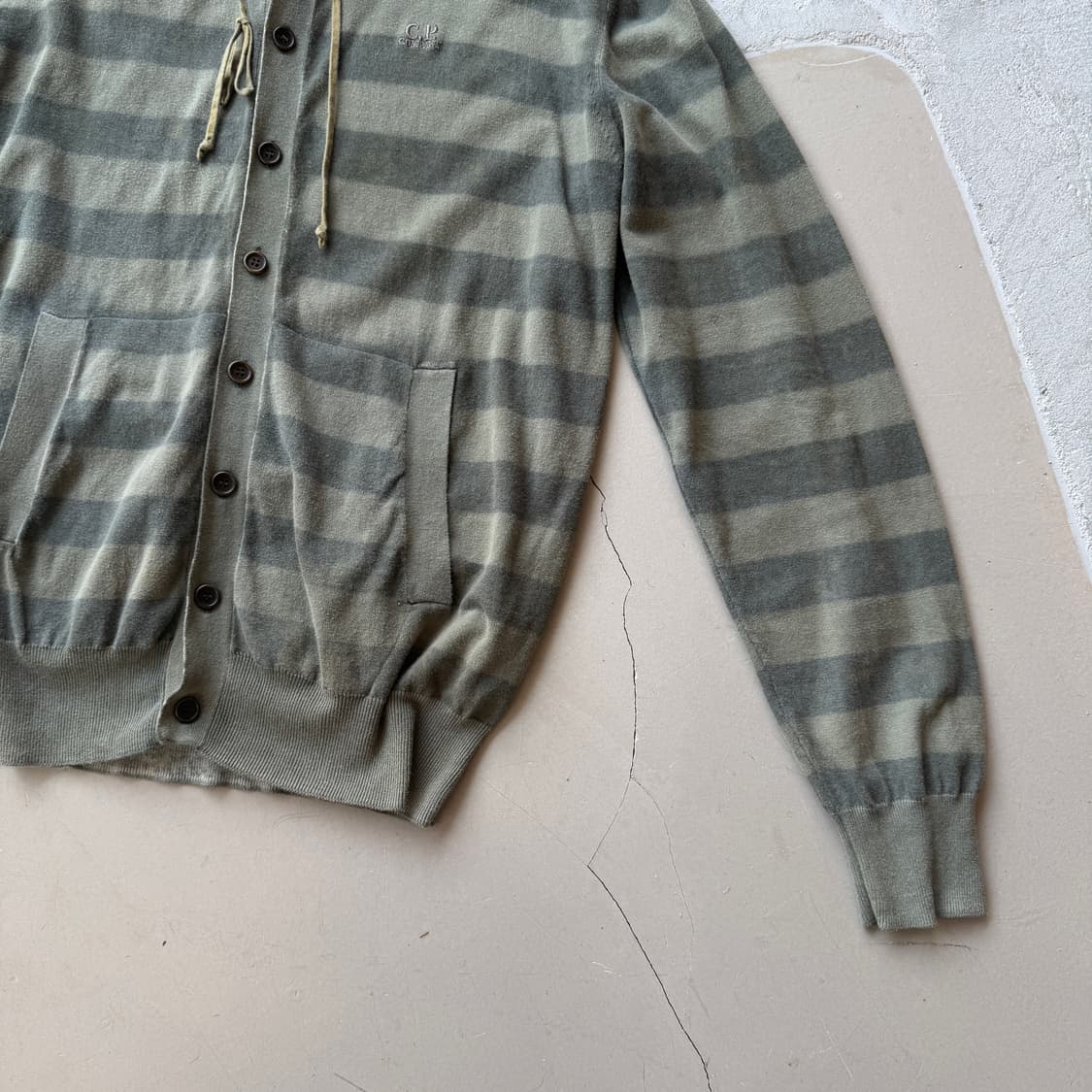 00s cp컴퍼니 스트라이프 후드 가디건 상품이미지3