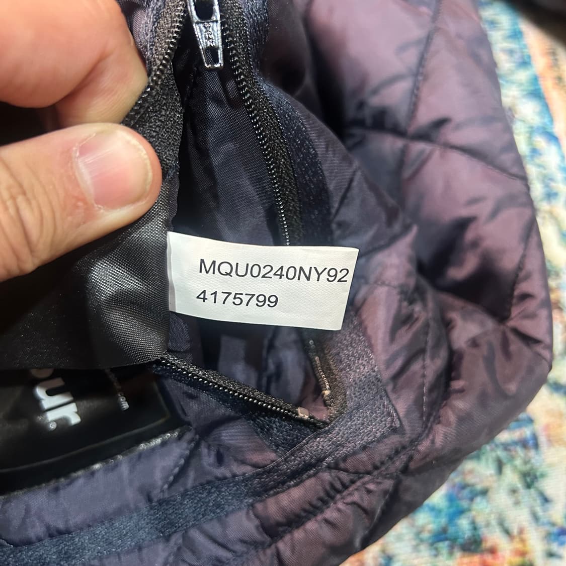 [XL] 바버 18FW 네이비 퀄팅자켓 상품이미지9