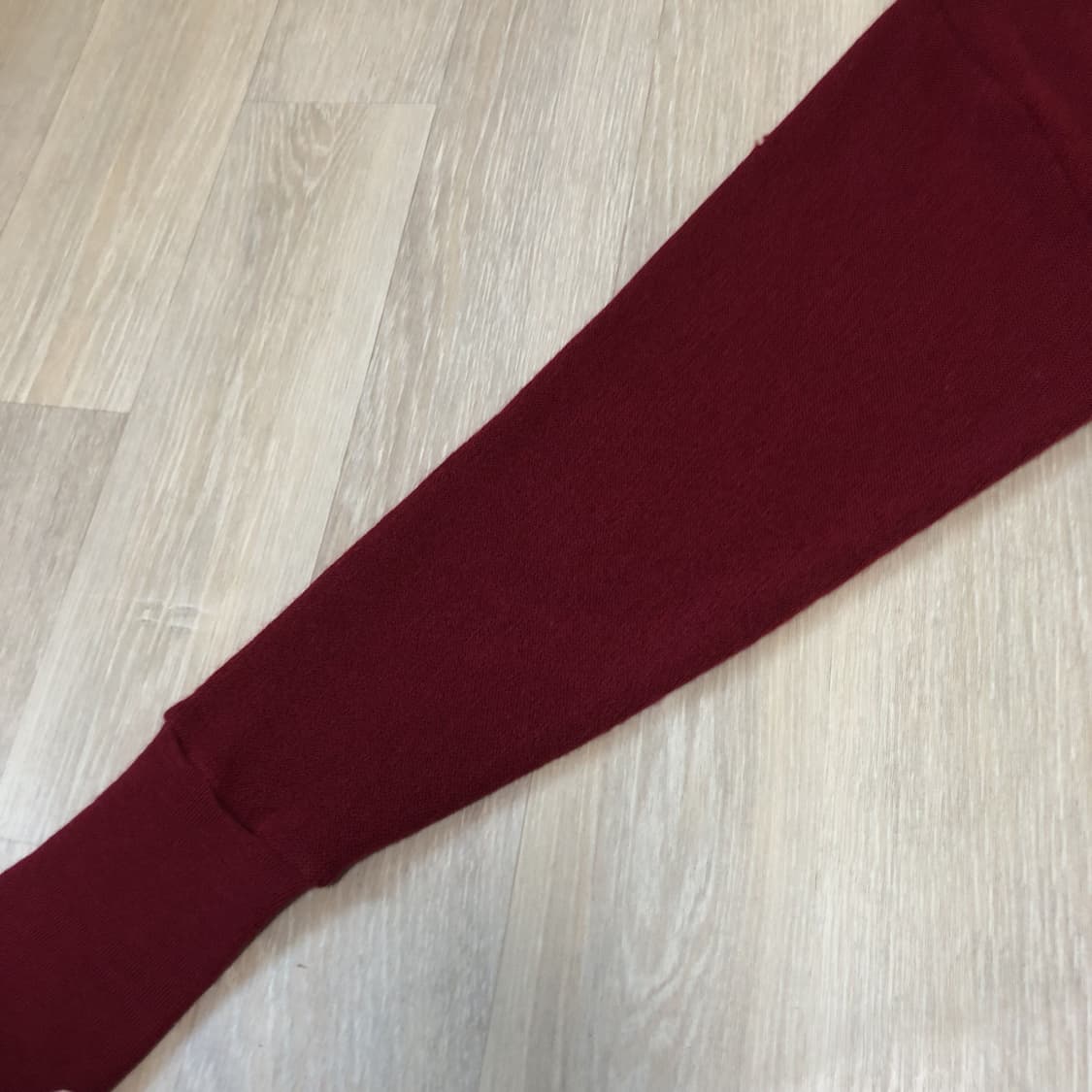 (95) 90's 라코스테 LACOSTE 양두조직 울 가디건 버건디 상품이미지7