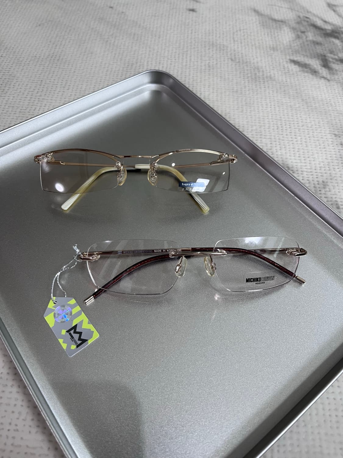 (일괄 판매) 무테, 반무테 안경 (새 것) 상품이미지1