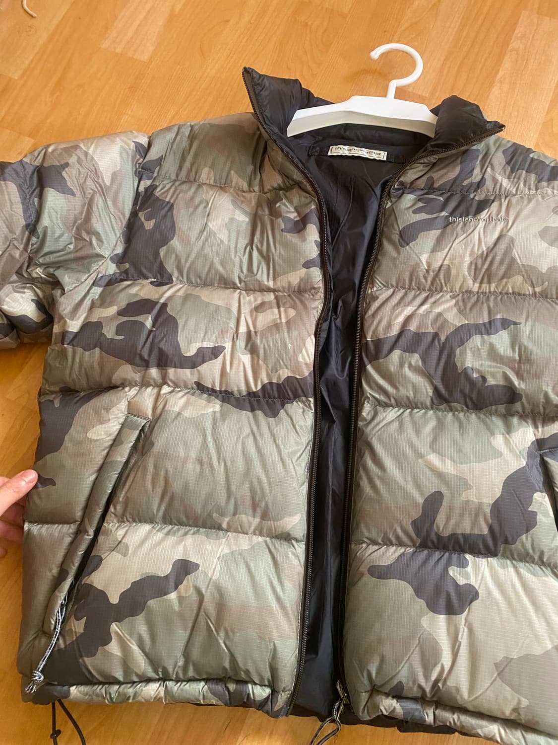 디스이즈네버댓 퍼텍스카모패딩S 상품이미지3