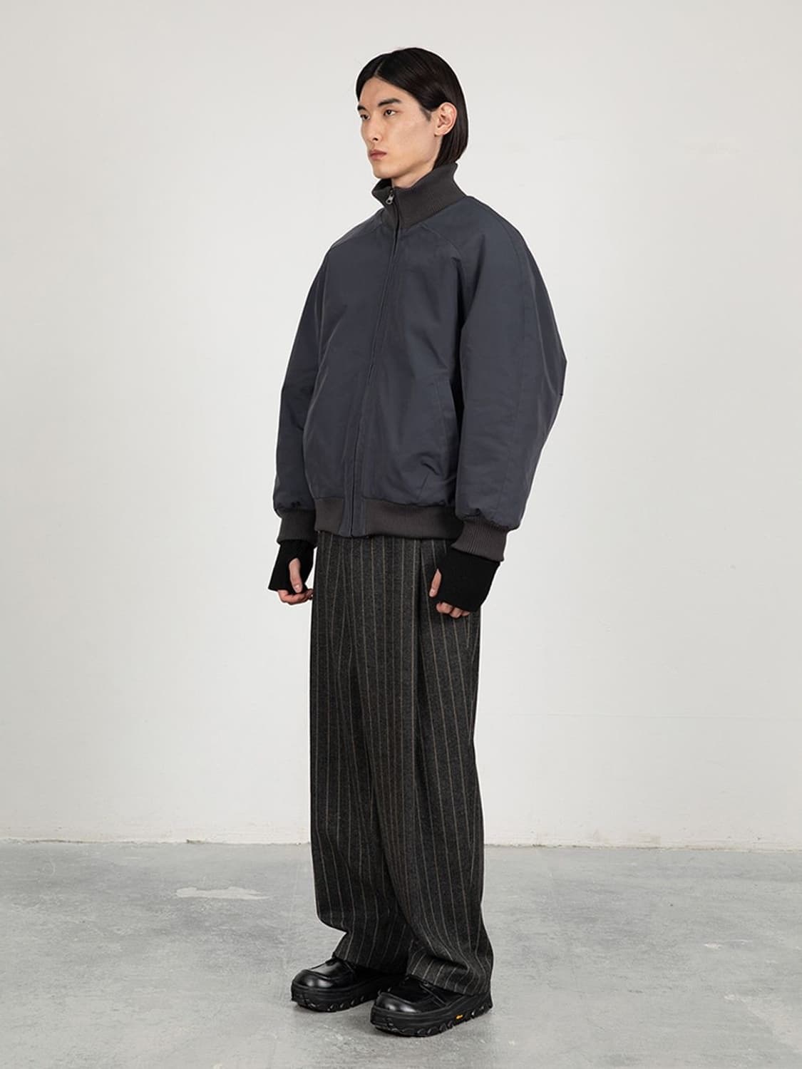 아모멘토 리버서블 블루종 자켓 상품이미지4