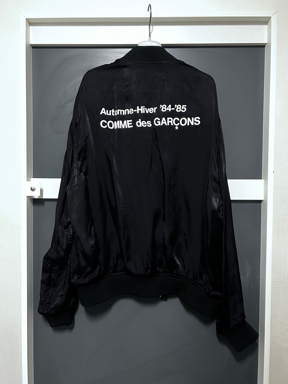 꼼데가르송 84-85 스태프 블루종 블랙 상품이미지3