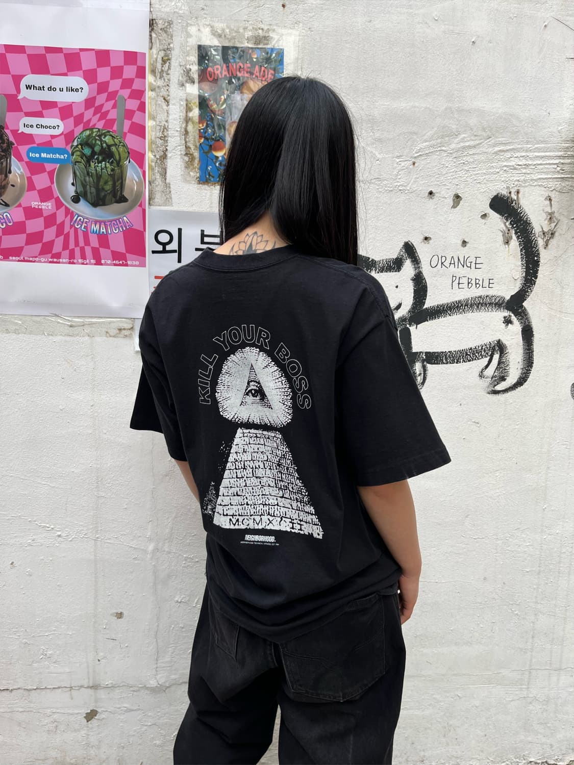 네이버후드 일루미나티 반팔 탑 상품이미지2