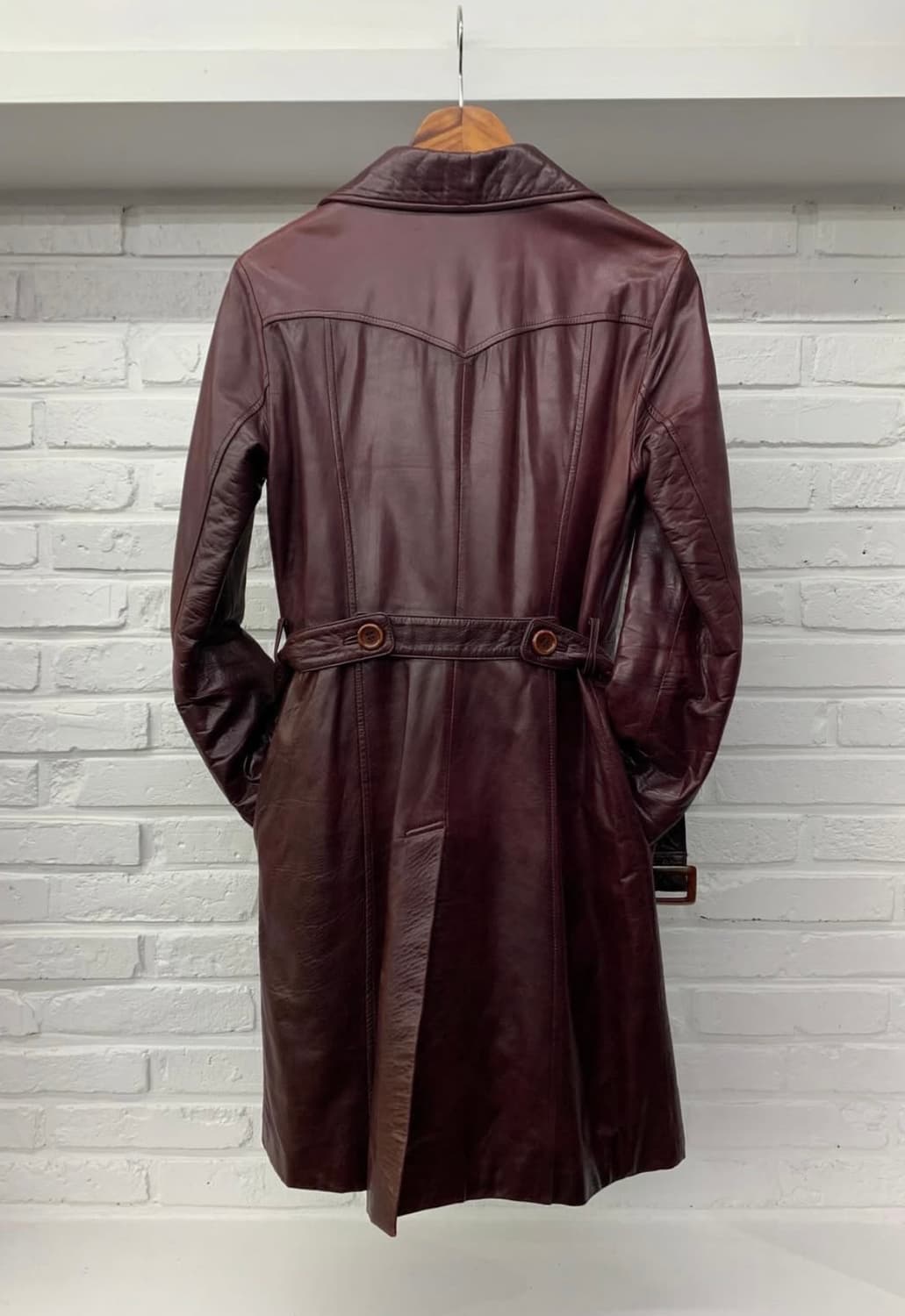 빈티지 리얼 소가죽코트 상품이미지2