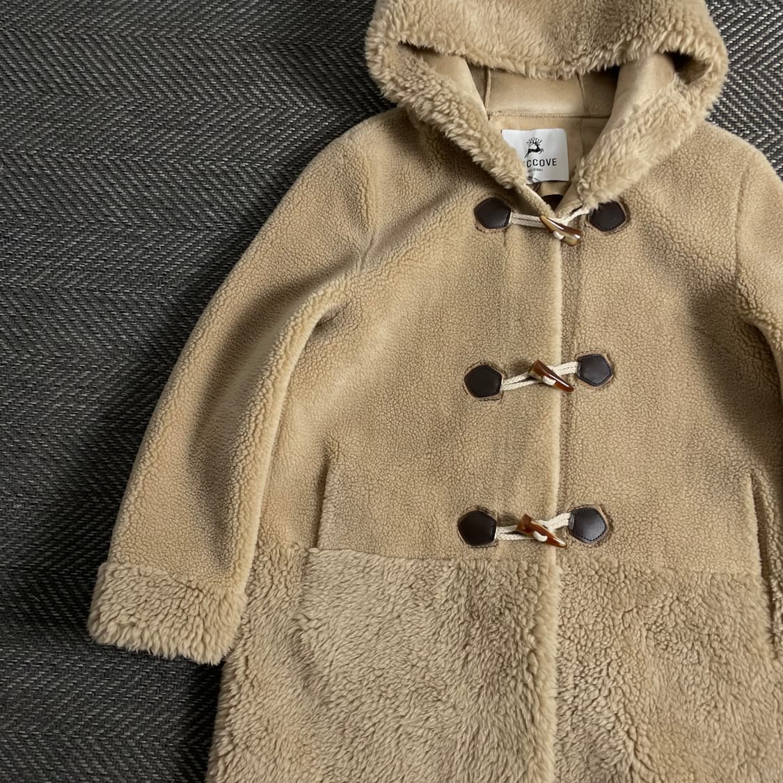 빈티지 우먼스 쉐르파 더플 코트 o 3871 상품이미지3