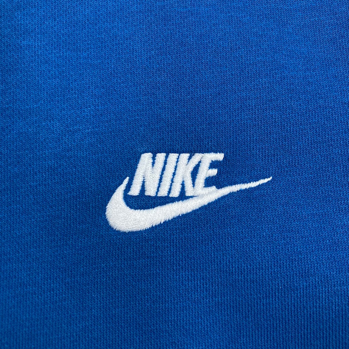 나이키 블루 컬러 퓨추라 스몰 로고 미니멀 맨투맨 상품이미지2