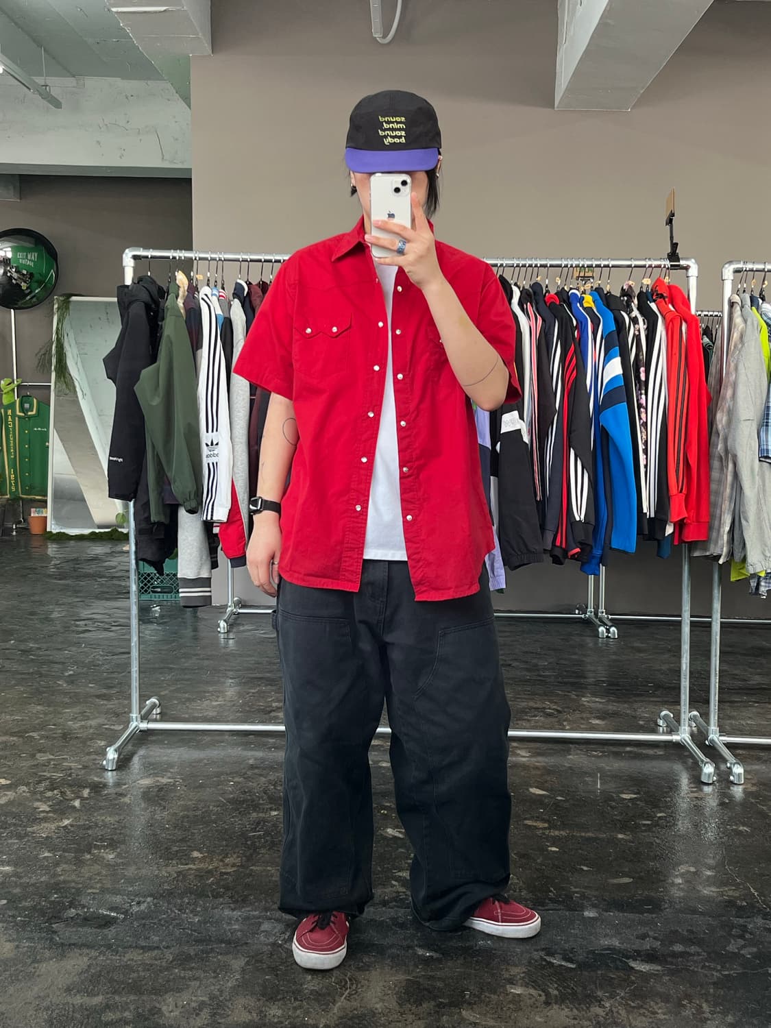 랭글러 웨스턴 반팔 셔츠 상품이미지2