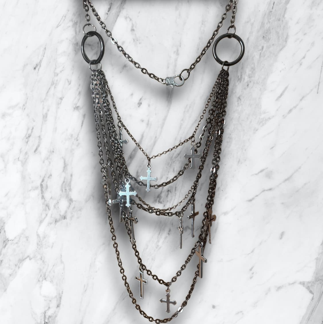 Vkei-Layered Necklace 상품이미지1