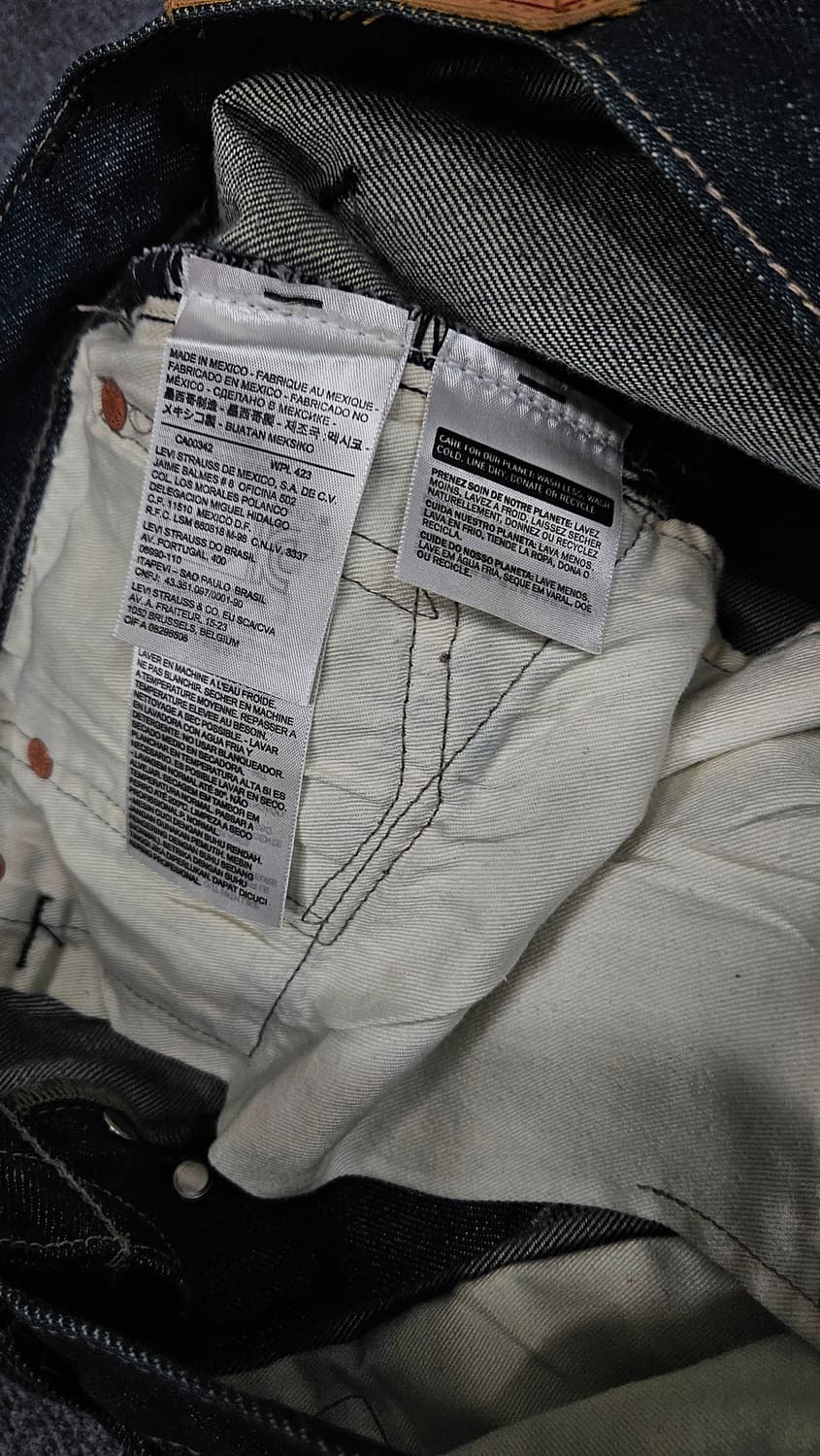 리바이스 501 오리지널 진 데님팬츠(급처) 상품이미지5